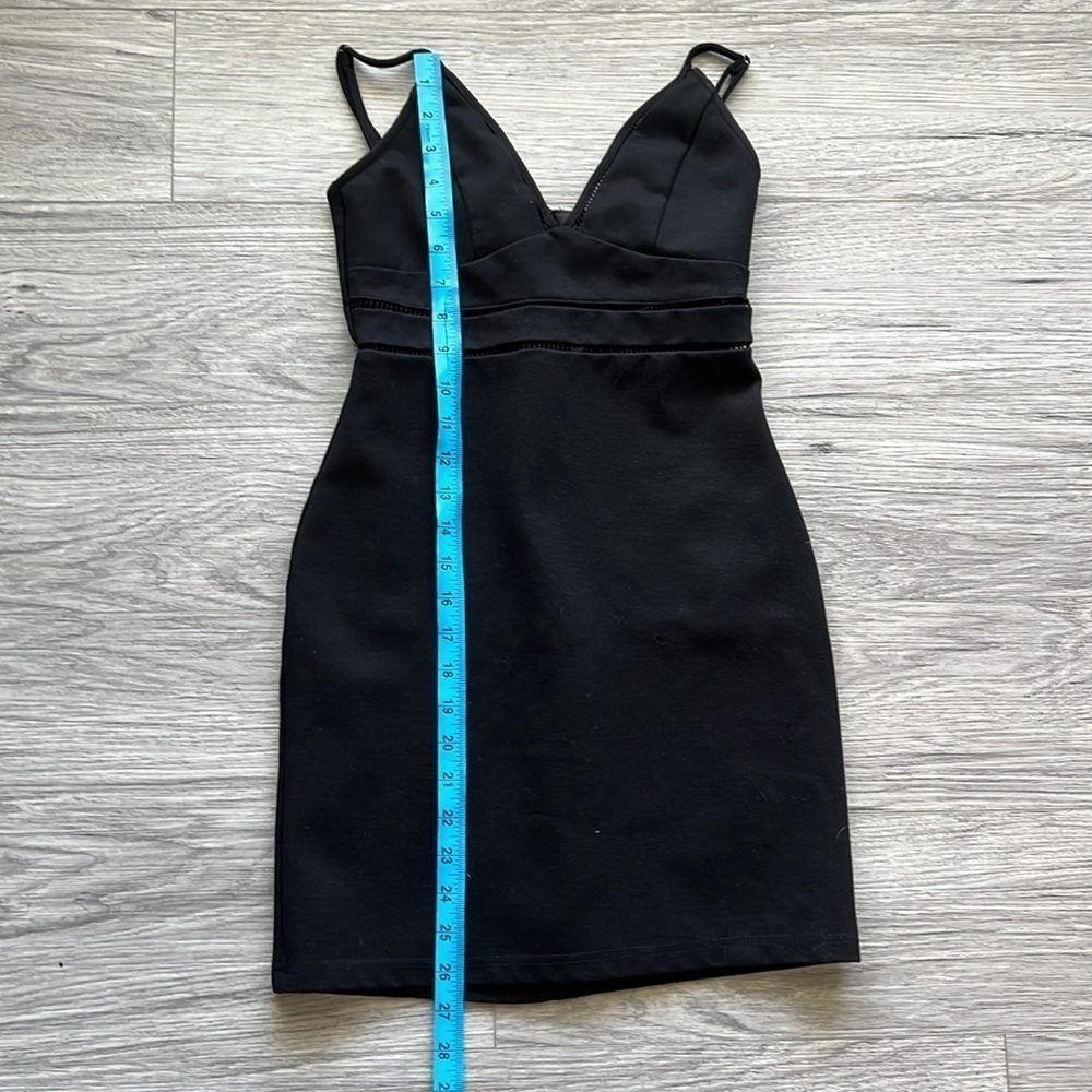Lulu’s Cocktails and Confidence Black Crochet Bodycon Mini Dress Size XS - Picture 9 of 12